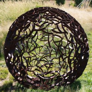 Steel Ball Landscape Sculpture